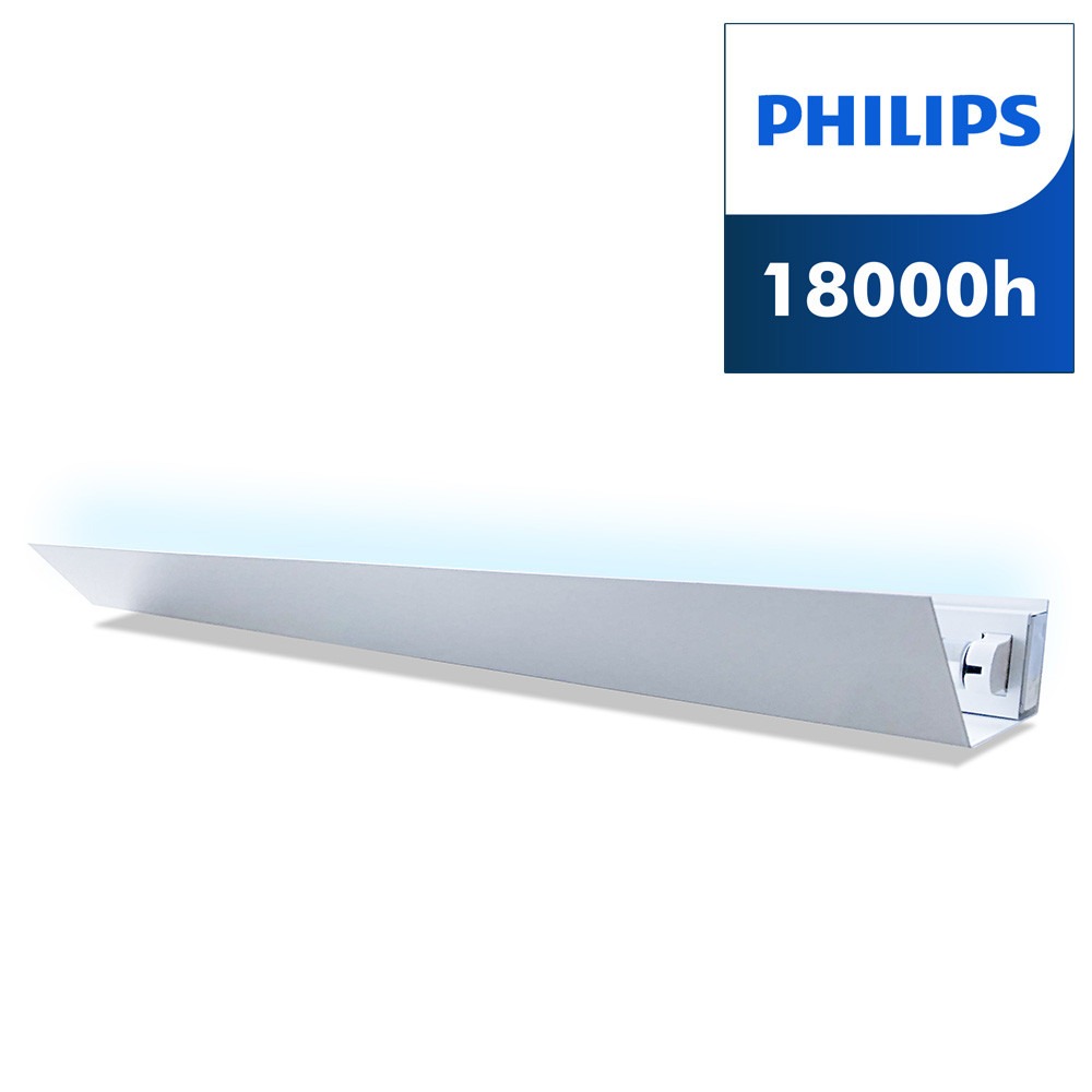 Опромінювач бактерицидний настінний ОБН-75М PHILIPS з екраном на 18000 годин